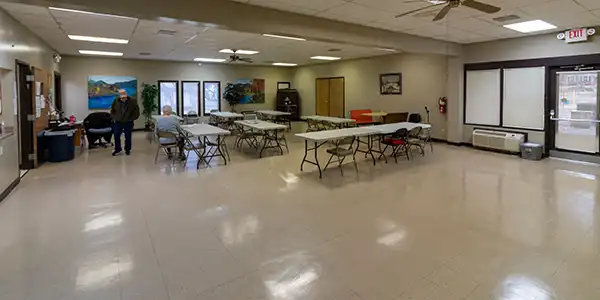 Photo of the dining hall